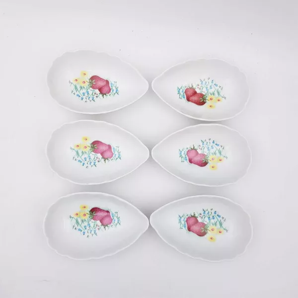 6 ramekins Limoges porcelaine shape of avocadoes - Image 9