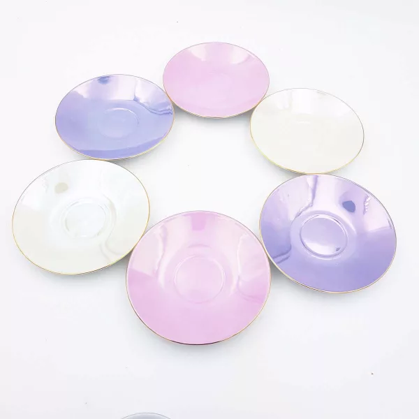 Geneviève Lethu "Ombline" Porcelain Coffee cups set 6p - Image 8