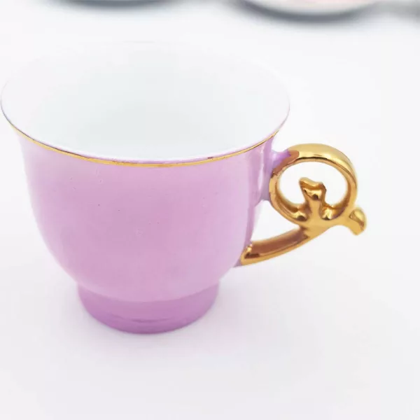 Geneviève Lethu "Ombline" Porcelain Coffee cups set 6p - Image 3