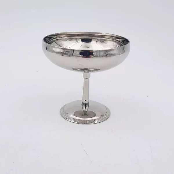 6 Vintage Dessert bowls LETANG & REMY "Flared" stainless - Image 4
