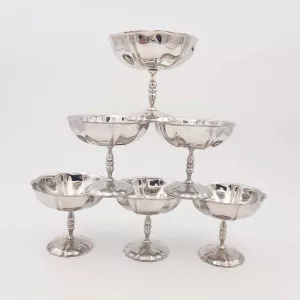 6 Vintage Dessert bowls JEAN COUZON 
