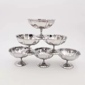 6 Vintage Dessert bowls JEAN COUZON 
