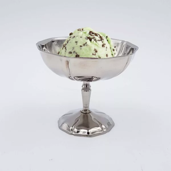 6 Vintage Dessert bowls TOUTINOX stainless - Image 4