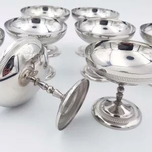 6 Vintage Dessert bowls JEAN COUZON 