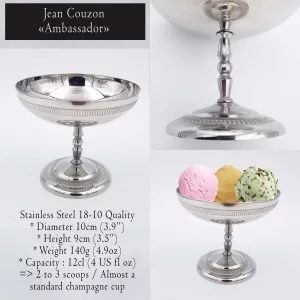 6 Vintage Dessert bowls JEAN COUZON 