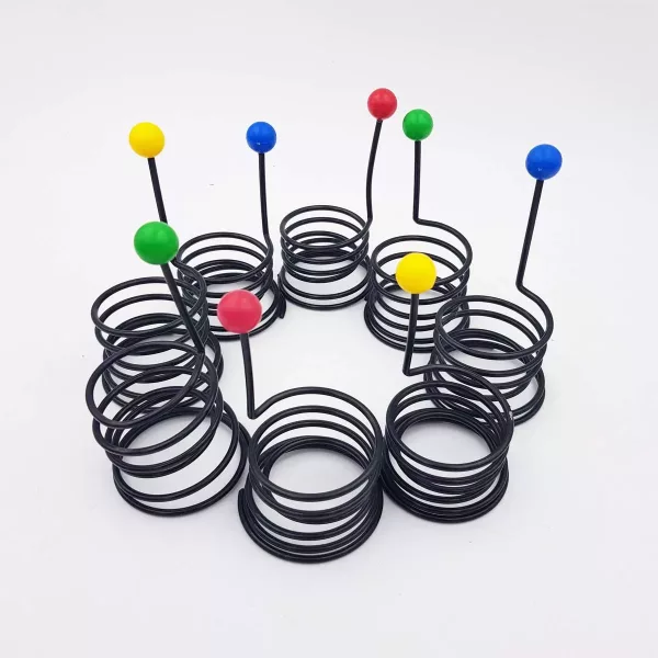 8 vintage eggcups Shape of springs 1980s - Image 2