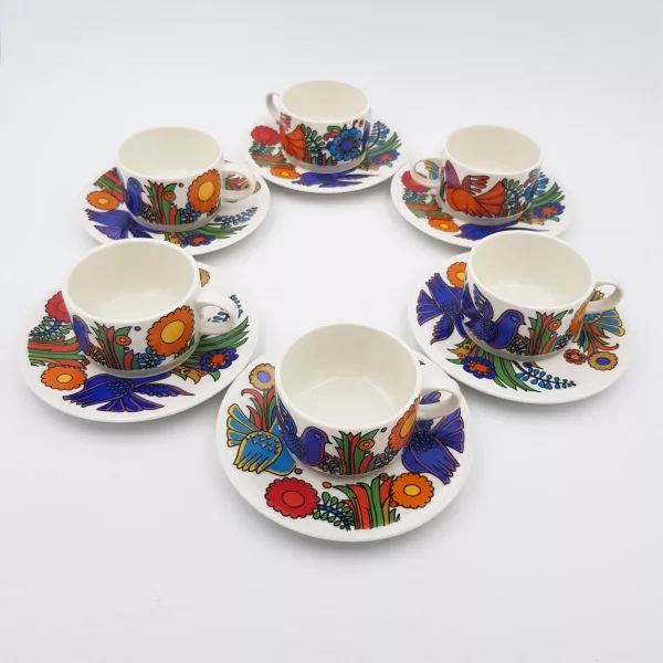6 Coffee cups Villeroy & Boch 'ACAPULCO'