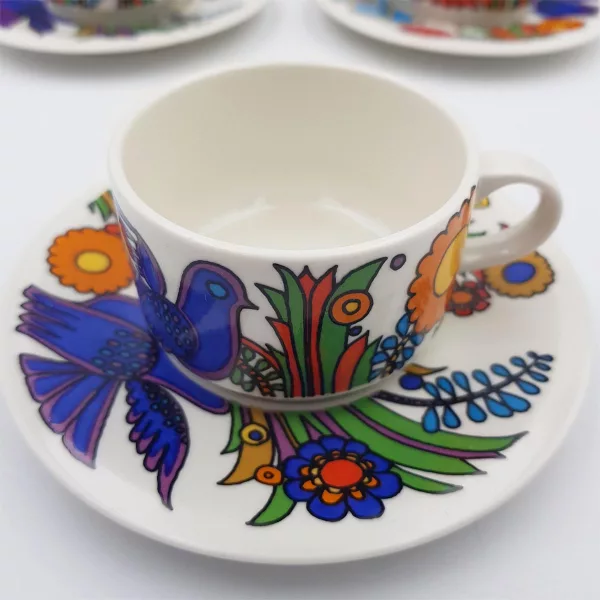 6 Coffee cups Villeroy & Boch 'ACAPULCO' - Image 3