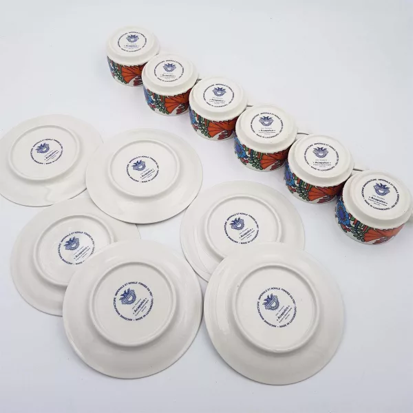 6 Coffee cups Villeroy & Boch 'ACAPULCO' - Image 8