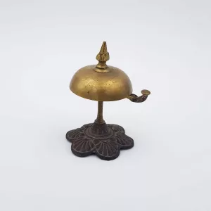 Brass Hotel reception desk bell Table bell France circa 1900