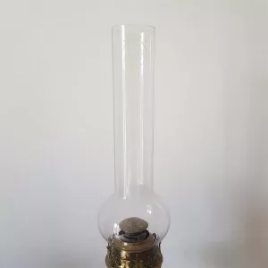 Oil Lamp Matador 20 XIXth century MATADOR 20 Brass Onyx Crystal Height ~24