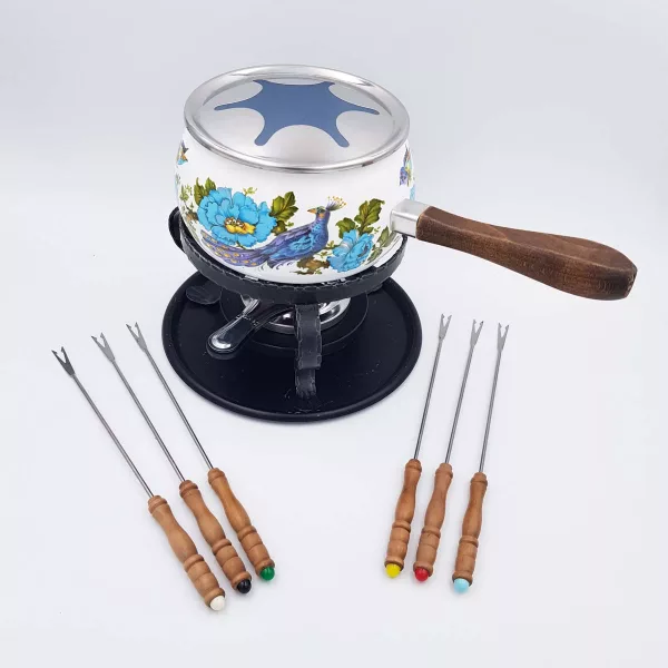 Very vintage fondue set 1960s BSW West Germany - Image 2