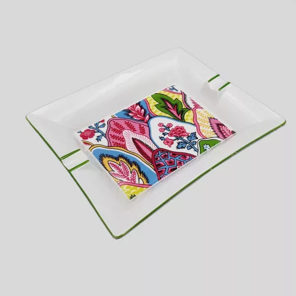 Ashtray Philippe Deshoulieres Limoges "Bysance" collection by Patrick Frey