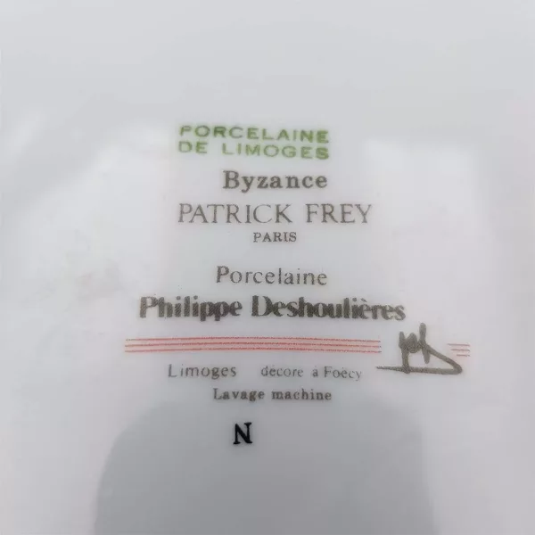 Ashtray Philippe Deshoulieres Limoges "Bysance" collection by Patrick Frey - Image 13
