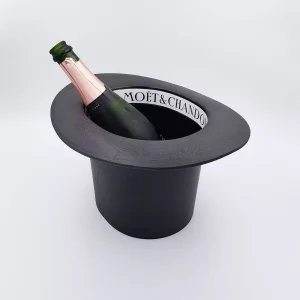 Champagne cooler Moët & Chandon shape of hat Vintage 1980