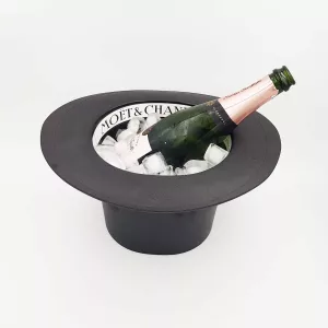 Champagne cooler Moët & Chandon shape of hat Vintage 1980
