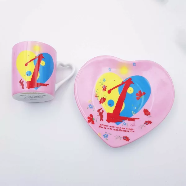 Salvador Dali x Philippe Deshoulières Limoges "AUCA" Coffee cups and saucers 5p - Image 3