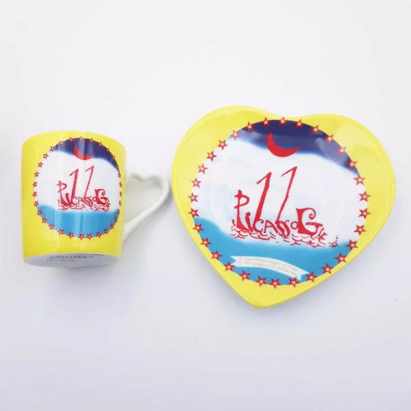 Salvador Dali x Philippe Deshoulières Limoges "AUCA" Coffee cups and saucers 5p - Image 4