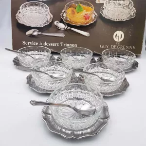 Vintage glass bowls Guy Degrenne 
