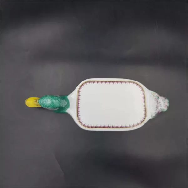 Philippe Deshoulieres Foie gras dish Shape of a duck Limoges Porcelain - Image 10