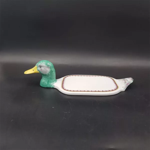 Philippe Deshoulieres Foie gras dish Shape of a duck Limoges Porcelain - Image 2