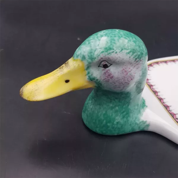 Philippe Deshoulieres Foie gras dish Shape of a duck Limoges Porcelain - Image 3
