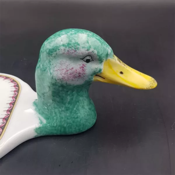 Philippe Deshoulieres Foie gras dish Shape of a duck Limoges Porcelain - Image 6