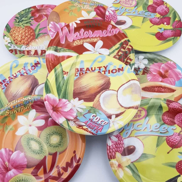 Genevieve Lethu "Bondi Beach" Snack set Tropical fruits theme - Image 2