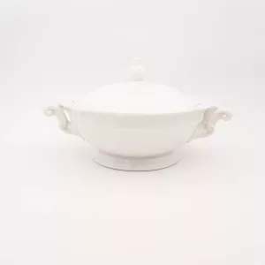 White Tureen Haviland Limoges porcelaine
