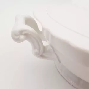 White Tureen Haviland Limoges porcelaine