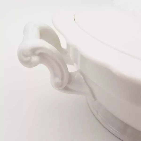 White Tureen Haviland Limoges porcelaine - Image 2