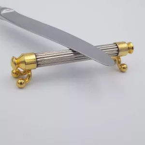 10 Knife rests Silver plated & Gilt Olivier Saint-Honoré France 1950s