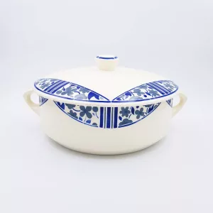 Tureen Lidded Soup dish or Pasta dish France vintage 1930