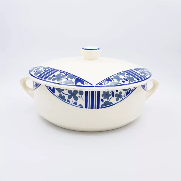 Tureen Lidded Soup dish or Pasta dish France vintage 1930 - Image 2