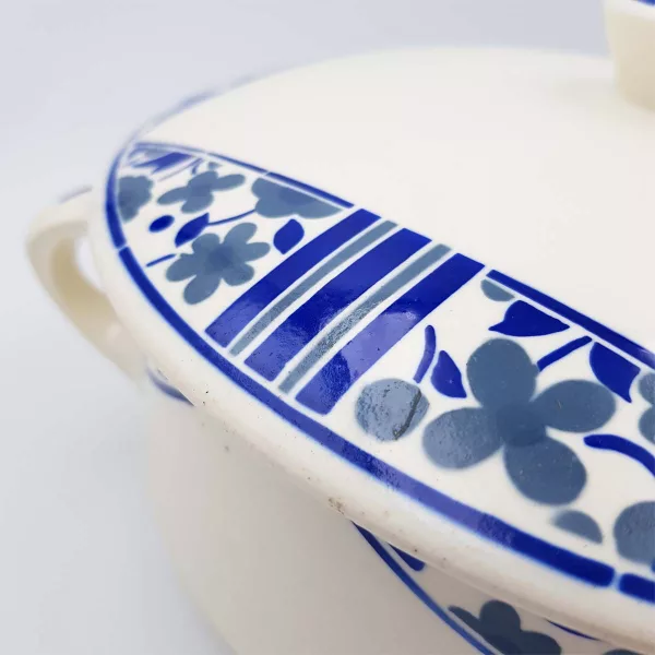 Tureen Lidded Soup dish or Pasta dish France vintage 1930 - Image 4