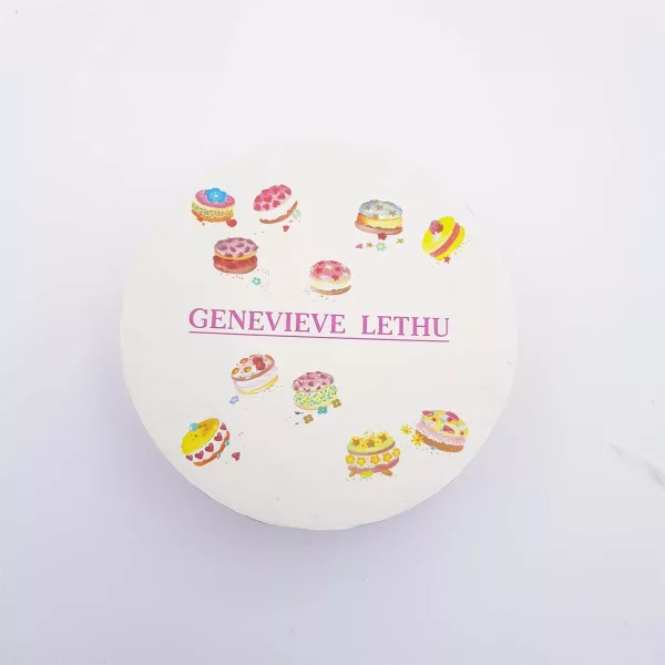 Genevieve Lethu Mini dessert plates Diameter 4.7" Original box - Image 10