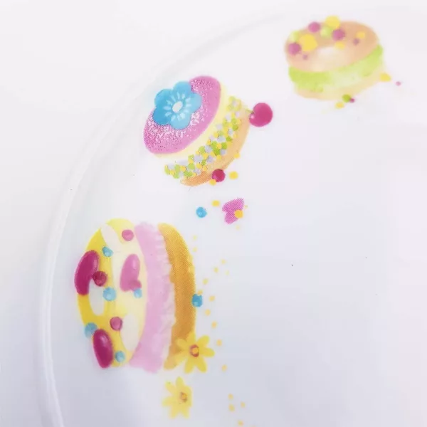Genevieve Lethu Mini dessert plates Diameter 4.7" Original box - Image 3