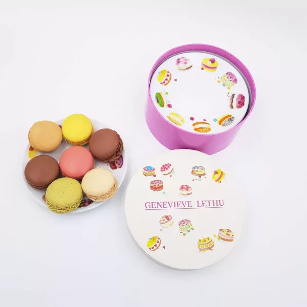 Genevieve Lethu Mini dessert plates Diameter 4.7" Original box - Image 8