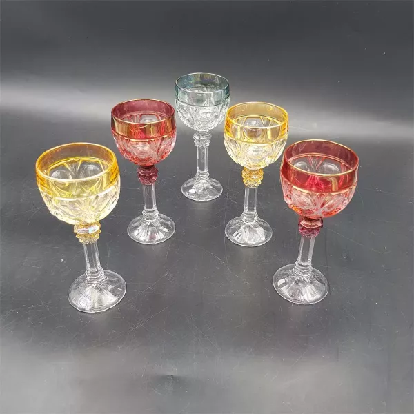 5 Cordial Glasses NACHTMANN Amaris Cut crystal - Image 9
