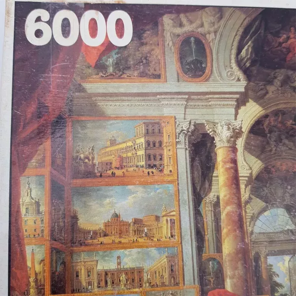 Rare Puzzle 6000pcs "Picture Gallery" Giovanni Paolo Pannini - Image 3