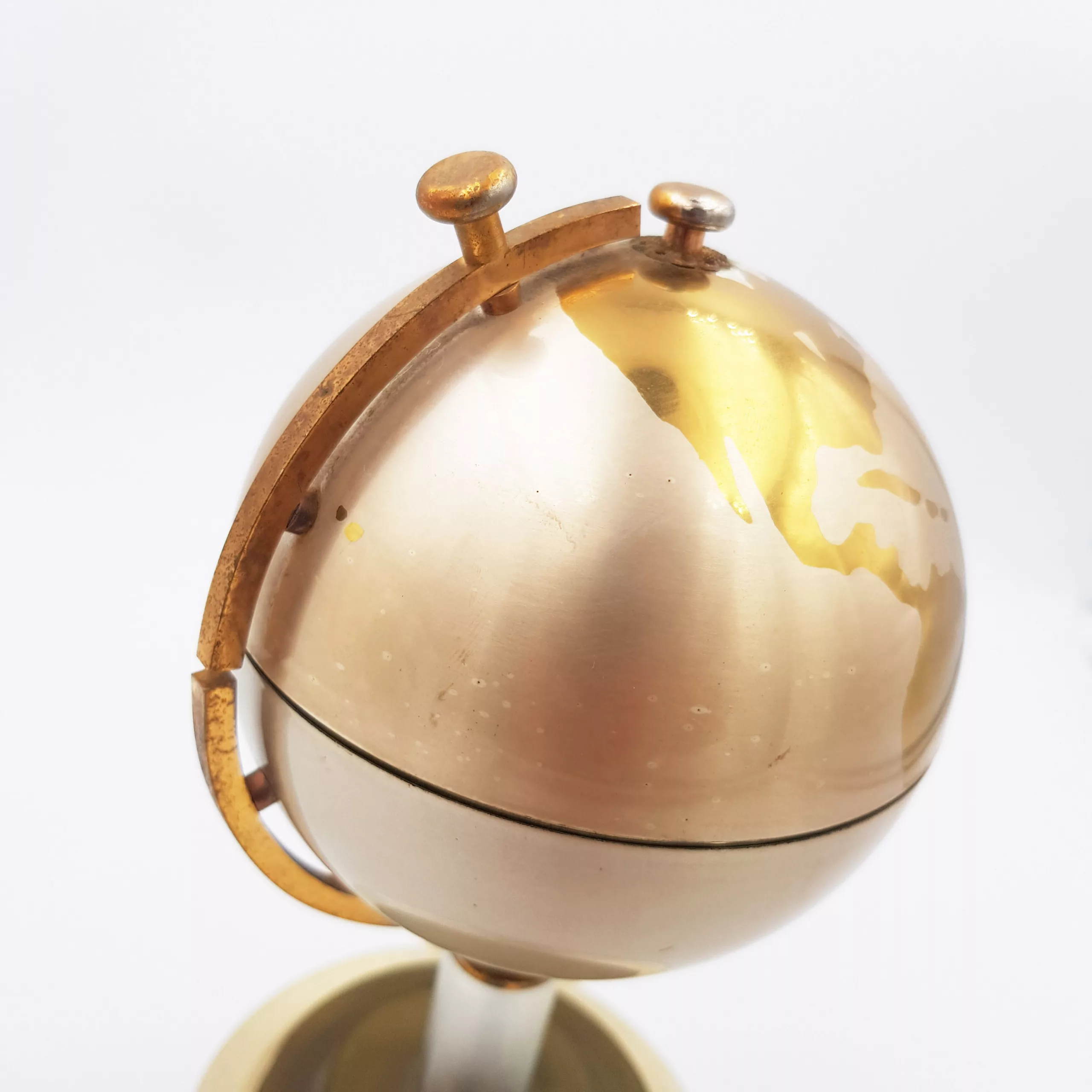 Vintage cigarettes dispenser shape of a small earth globe