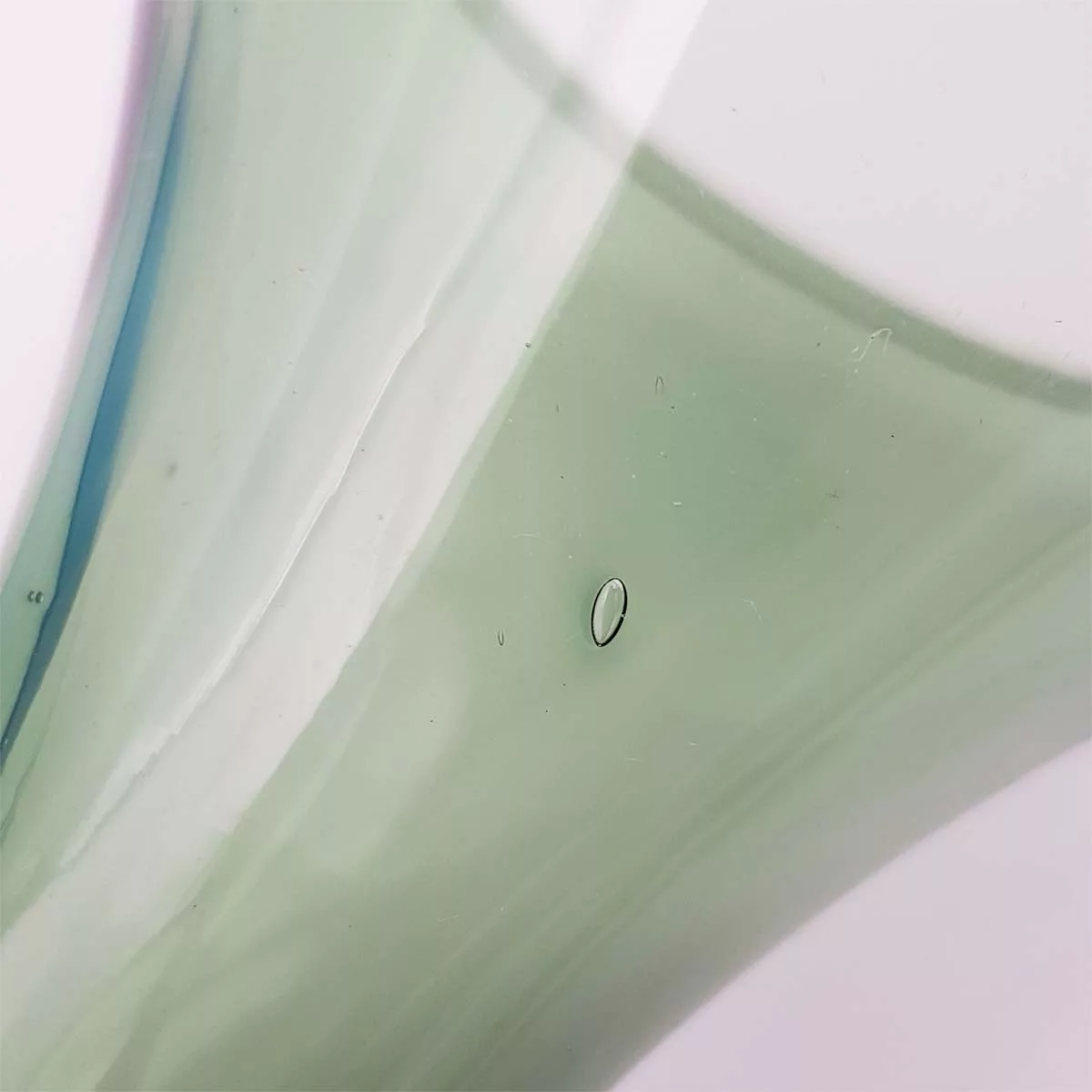 Vintage multicolor martini glasses cocktail glasses with bubbles