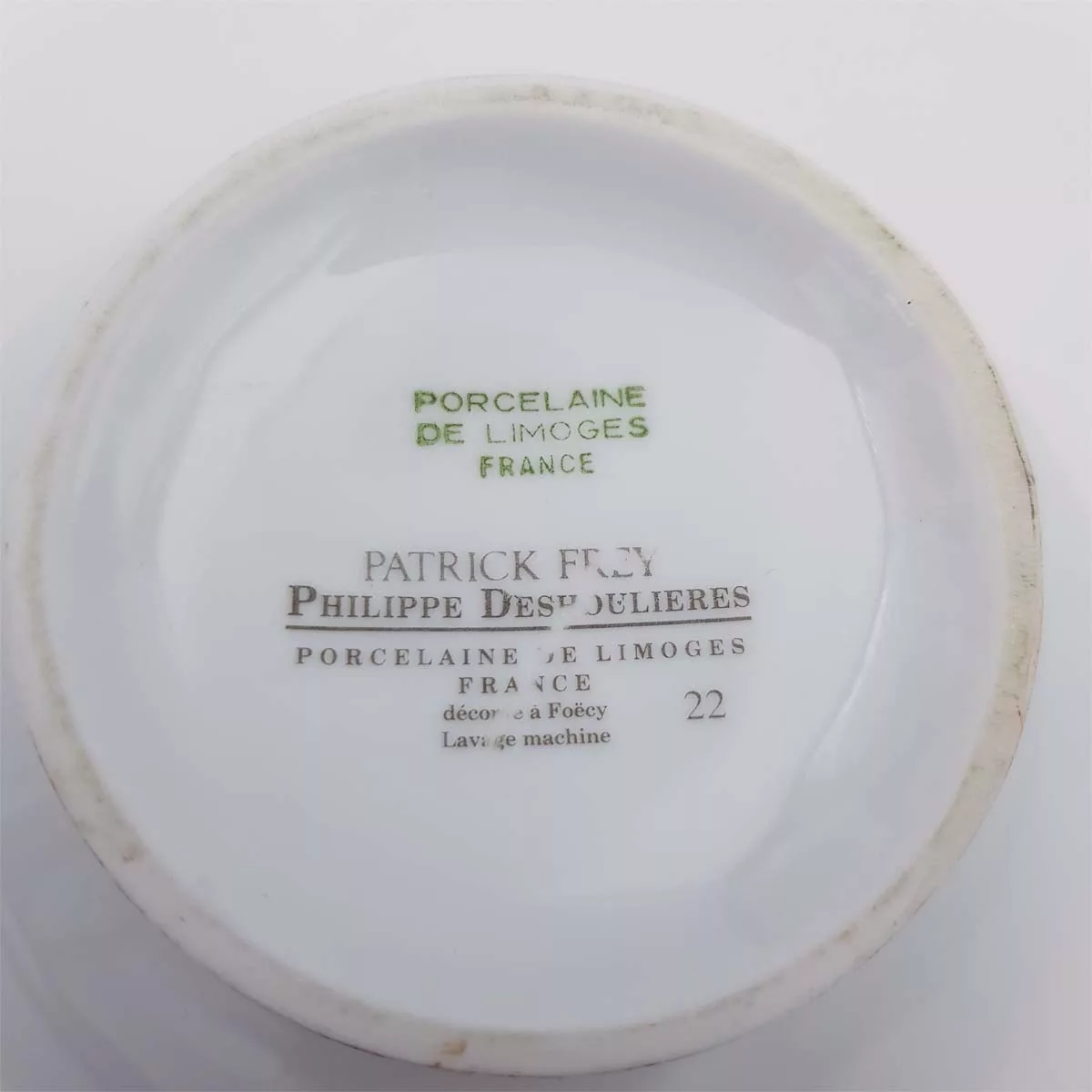 Vintage multicolor pie dish vintage cake dish porcelain Limoges Philippe Deshoulières Bisance Scherazade Patrick Frey