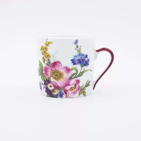 Coffee cup & Tea cup "Fleurs de Baudelaire" Philippe Deshoulières Limoges Porcelaine - Image 3