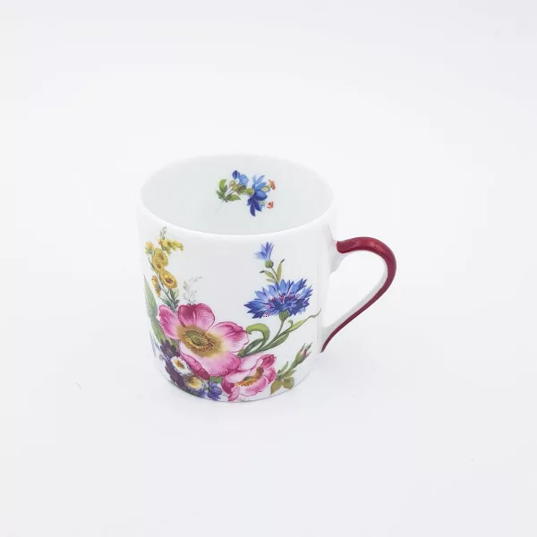 Coffee cup & Tea cup "Fleurs de Baudelaire" Philippe Deshoulières Limoges Porcelaine - Image 4