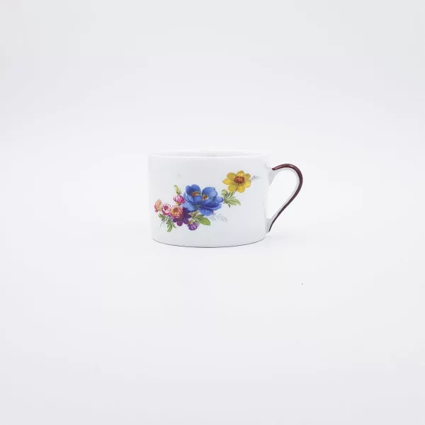 Coffee cup & Tea cup "Fleurs de Baudelaire" Philippe Deshoulières Limoges Porcelaine - Image 6