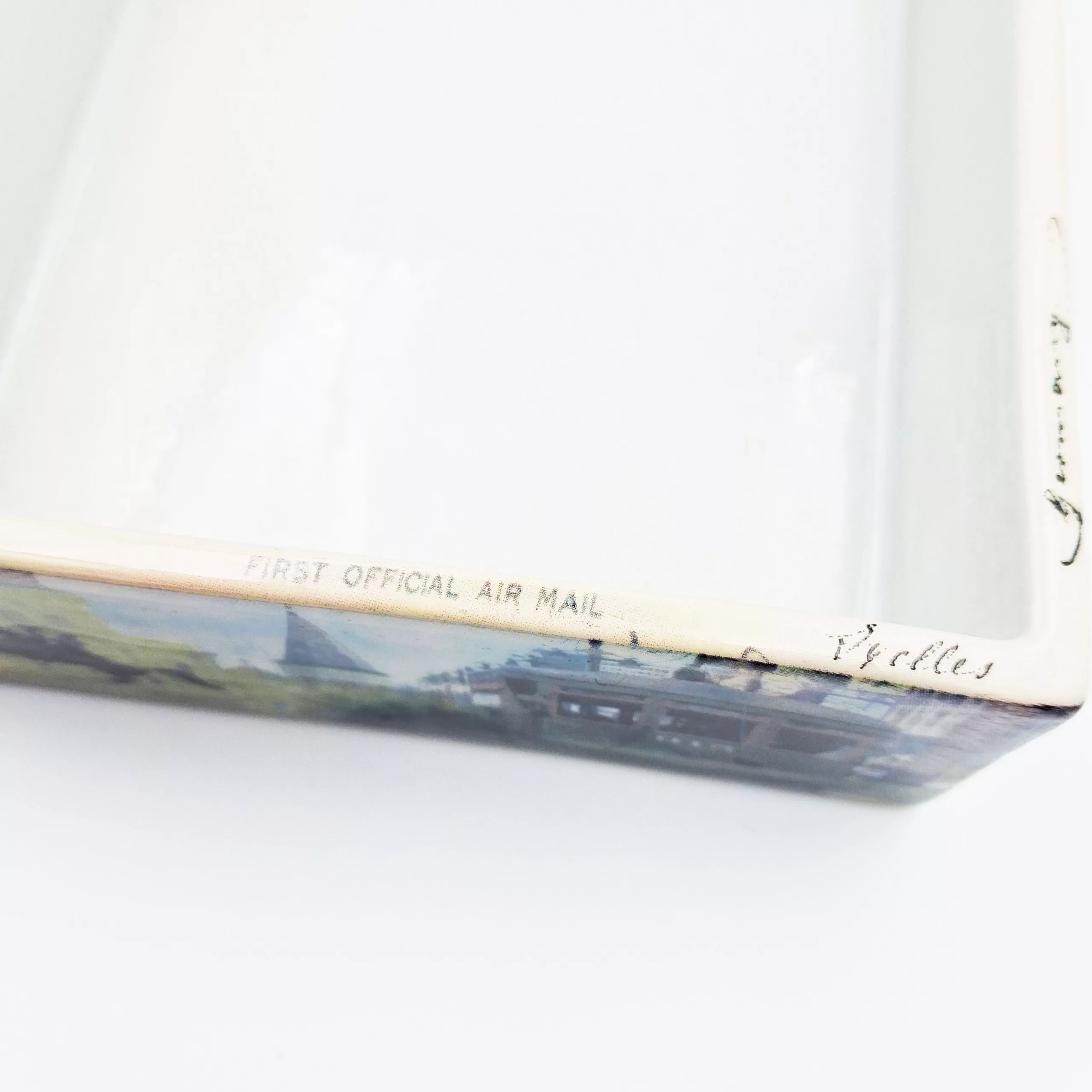 Fabienne Jouvin porcelain "Postcard" box NYC Travel diaries
