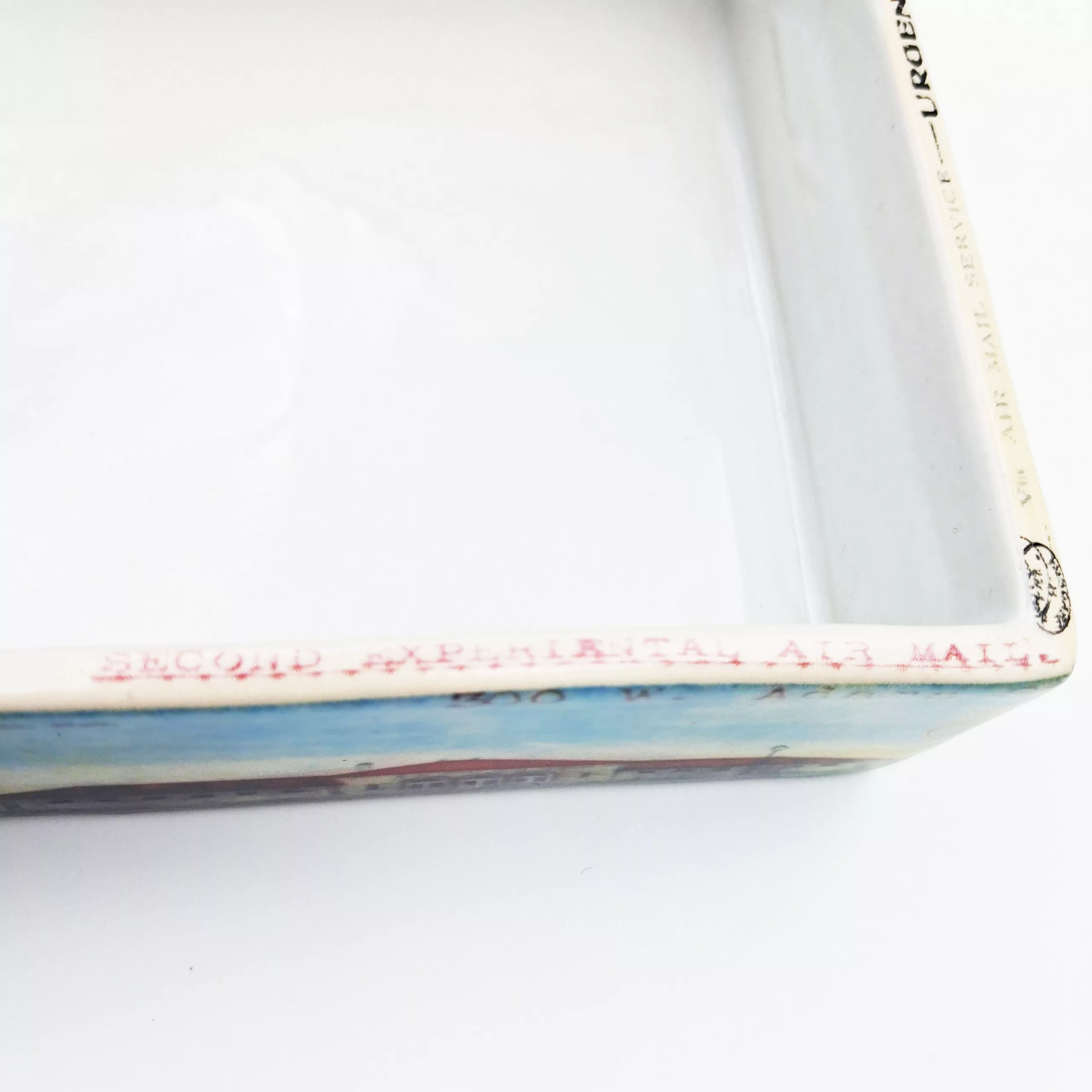 Fabienne Jouvin porcelain "Postcard" box NYC Travel diaries