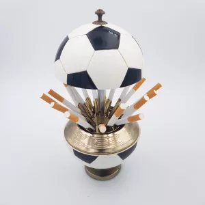 Vintage cigarettes dispenser shape of a soccer ball
