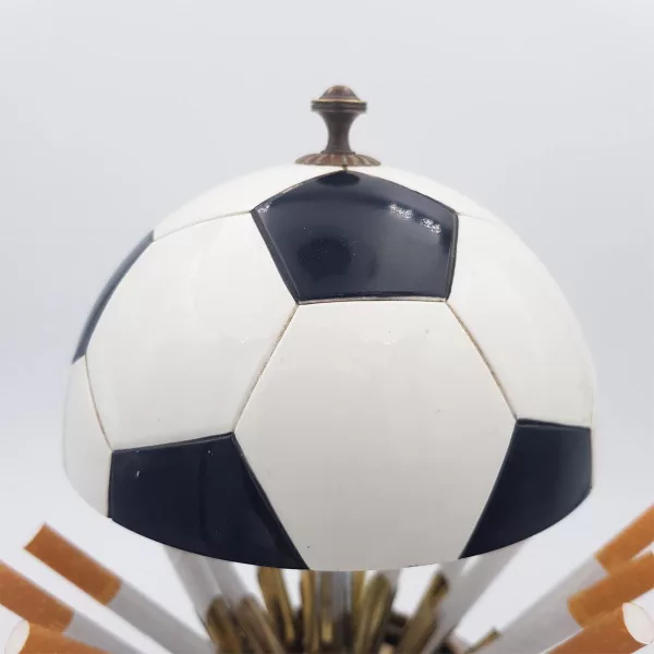 Vintage cigarettes dispenser shape of a soccer ball - Image 6